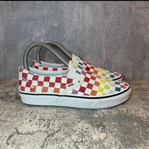Vans Slip On Sneakers Womens sz 7 - multicolored